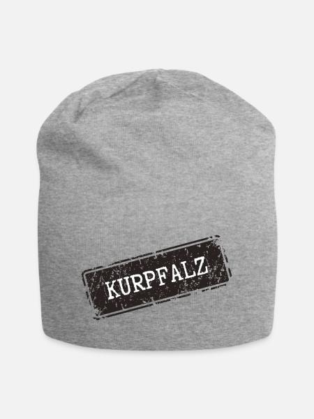 Kurpfalz - Jersey-Beanie - Grau meliert