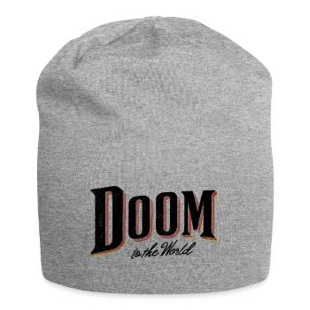 Doom to the world - Jersey-Beanie - Grau meliert - Vorne