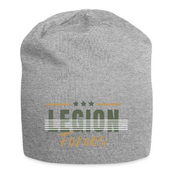 Legionstruppen - Jersey-Beanie - Grau meliert - Vorne