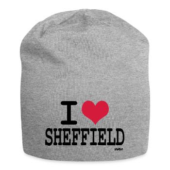ich liebe by wam sheffield - Jersey-Beanie - Grau meliert - Vorne
