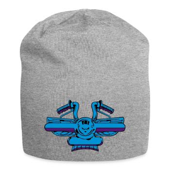 A background controllers - Jersey Beanie - heather grey - Front