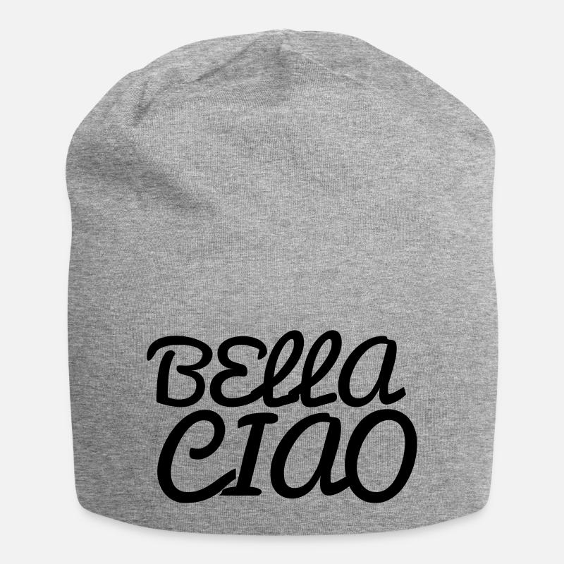 bella ciao - Jersey-Beanie - Grau meliert