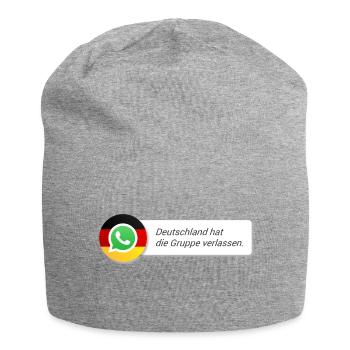 L'Allemagne a quitté le groupe. - Bonnet en jersey - gris chiné - Devant