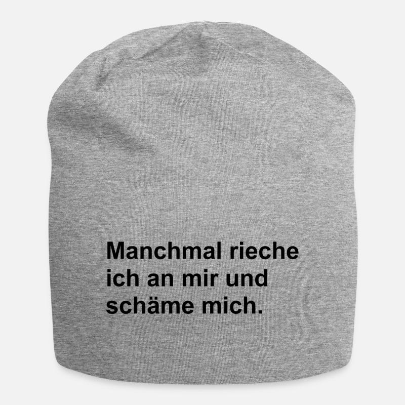 Stinker Geruch Lustig - Jersey-Beanie - Grau meliert