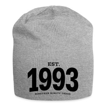 EST. 1993 Nineteen Ninety Three - Jersey Beanie - heather grey - Front