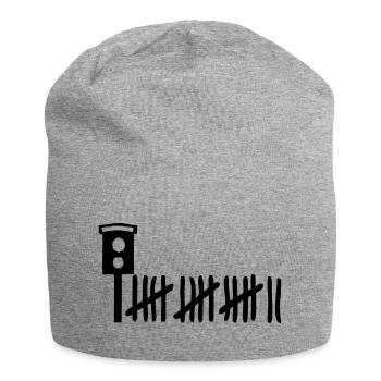 Tueur de radar - Bonnet en jersey - gris chiné - Devant
