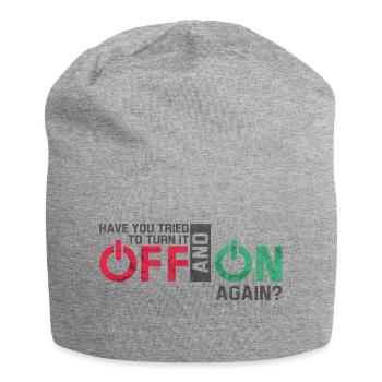 Nerd Geek Computer Scientist Gift Drôle - Bonnet en jersey - gris chiné - Devant