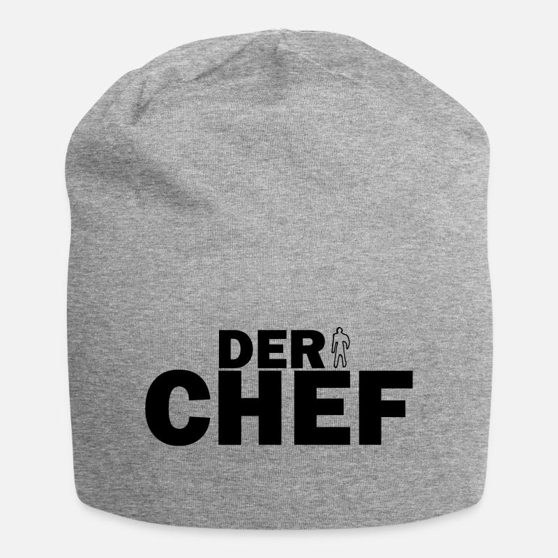 der chef - Jersey-Beanie - Grau meliert