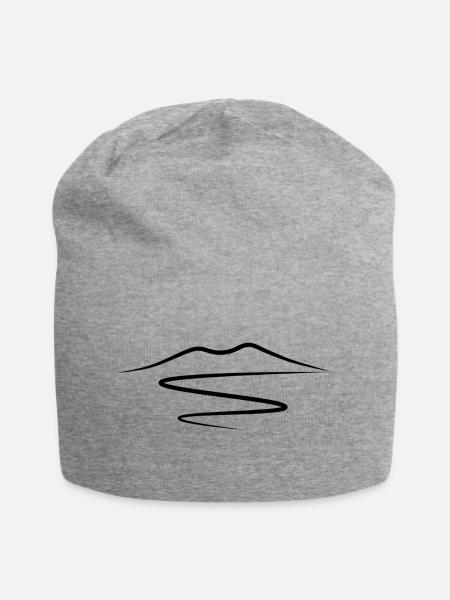 Mount Vesuvius - Jersey Beanie - heather grey
