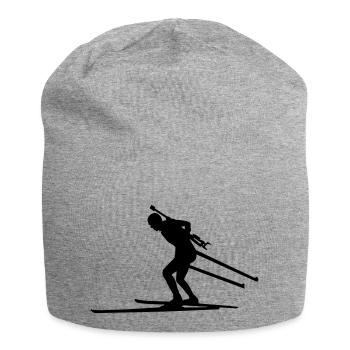 Biathlon - Jersey Beanie - heather grey - Front