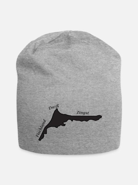 Fischland Darß Zingst - Jersey-Beanie - Grau meliert