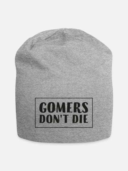 Gomers don't die - Jersey-Beanie - Grau meliert