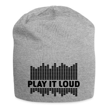 Music Equalizer LED Lichter Rhythmus tanzen Stereo - Jersey-Beanie - Grau meliert - Vorne