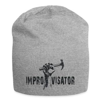 improviser - Jersey Beanie - heather grey - Front