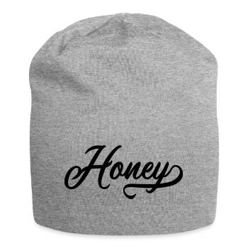 Honig Jahrgang - Jersey-Beanie - Grau meliert - Vorne