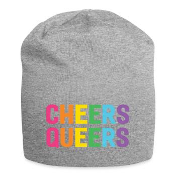 LGBTQ Cheers Queers - Bonnet en jersey - gris chiné - Devant