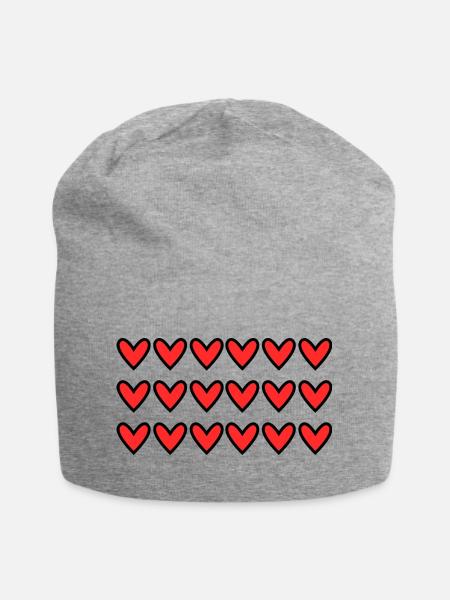 OMA. OMA - Jersey-Beanie - Grau meliert