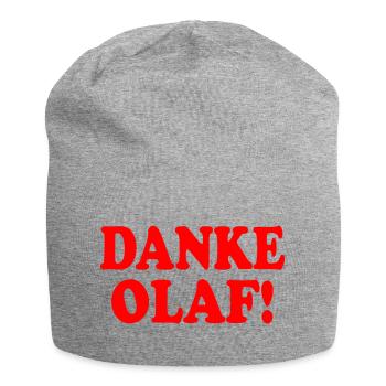 Thank you olaf - Jersey Beanie - heather grey - Front