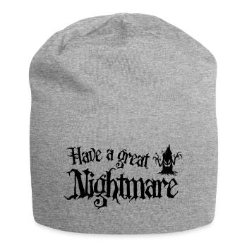 Halloween - Hab einen tollen Albtraum - Jersey-Beanie - Grau meliert - Vorne
