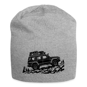 La puissance du sentier – tout-terrain - Bonnet en jersey - gris chiné - Devant