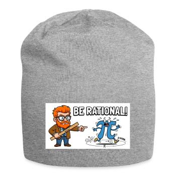 Be Rational Math Cartoon - Jersey-Beanie - Grau meliert - Vorne