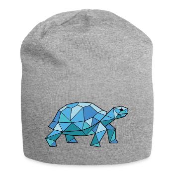 Walking Poly Schildkröte - Jersey-Beanie - Grau meliert - Vorne