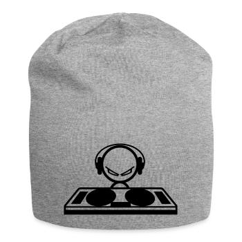 DJ - Bonnet en jersey - gris chiné - Devant