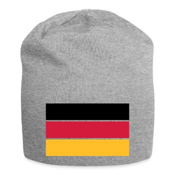 deutschland_50 - Jersey-Beanie - Grau meliert - Vorne