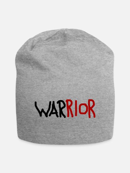 warrior - Jersey-Beanie - Grau meliert