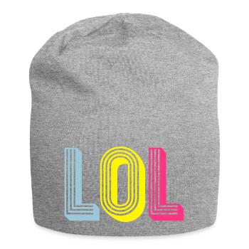 LOL - Bonnet en jersey - gris chiné - Devant