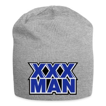 XXX Man - Jersey Beanie - heather grey - Front