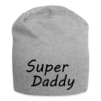 Super Daddy - Bonnet en jersey - gris chiné - Devant