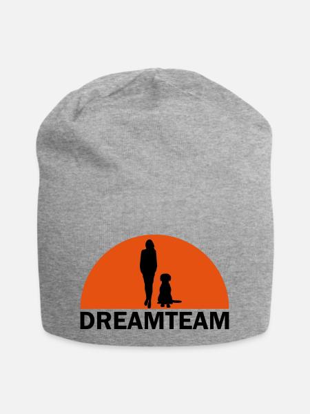 DREAMTEAM - Jersey-Beanie - Grau meliert