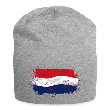 Holland Flag - Jersey-Beanie - Grau meliert - Vorne
