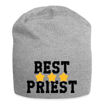 Pfarrer / Priester / Katholisch / Religion - Jersey-Beanie - Grau meliert - Vorne