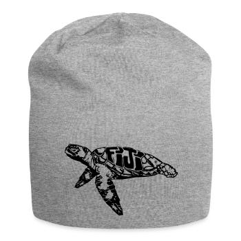 Pazifische Schildkröte, Turtle - Jersey-Beanie - Grau meliert - Vorne
