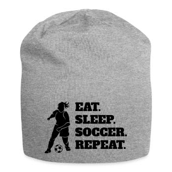 Soccer Soccer Coach Soccer Player Soccer Player - Jersey Beanie - heather grey - Front