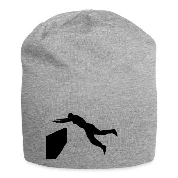 Parkour - kong vault - Sport jump - Jersey-Beanie - Grau meliert - Vorne