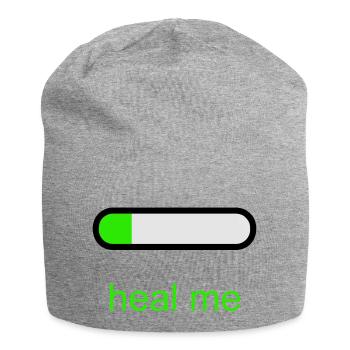 Heal Me - Jersey Beanie - heather grey - Front