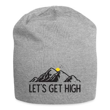 Montagnes - Let’s Get High - Bonnet en jersey - gris chiné - Devant