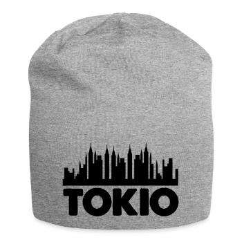 Tokio - Jersey-Beanie - Grau meliert - Vorne