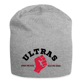 Ultras - alle für einen - Jersey-Beanie - Grau meliert - Vorne