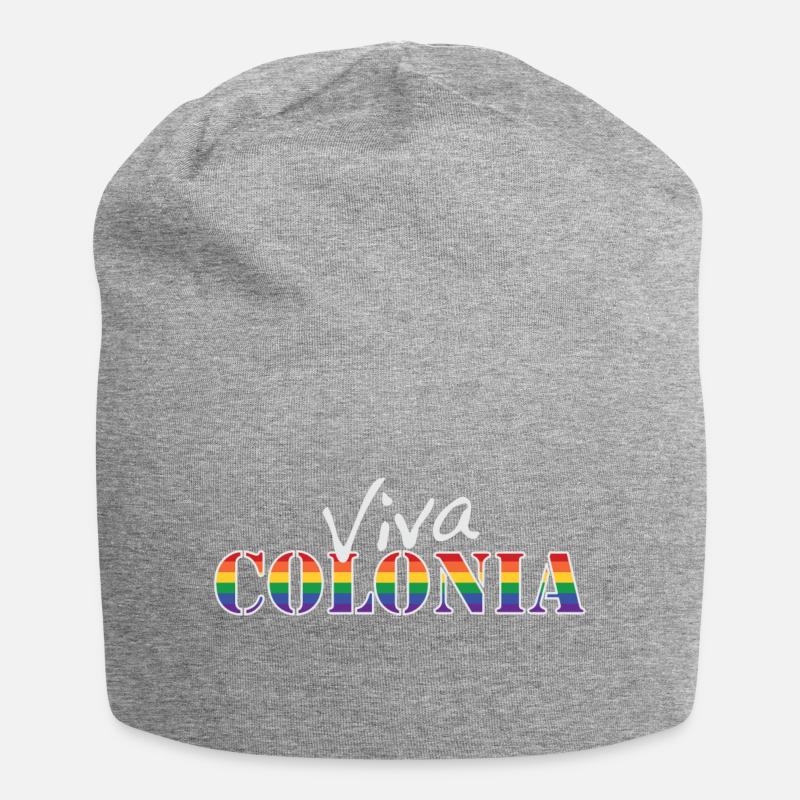 Colonia wt - Jersey-Beanie - Grau meliert