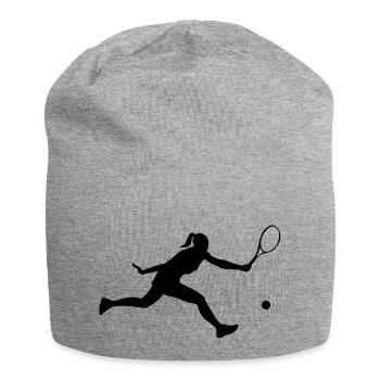 Tennis female - Bonnet en jersey - gris chiné - Devant