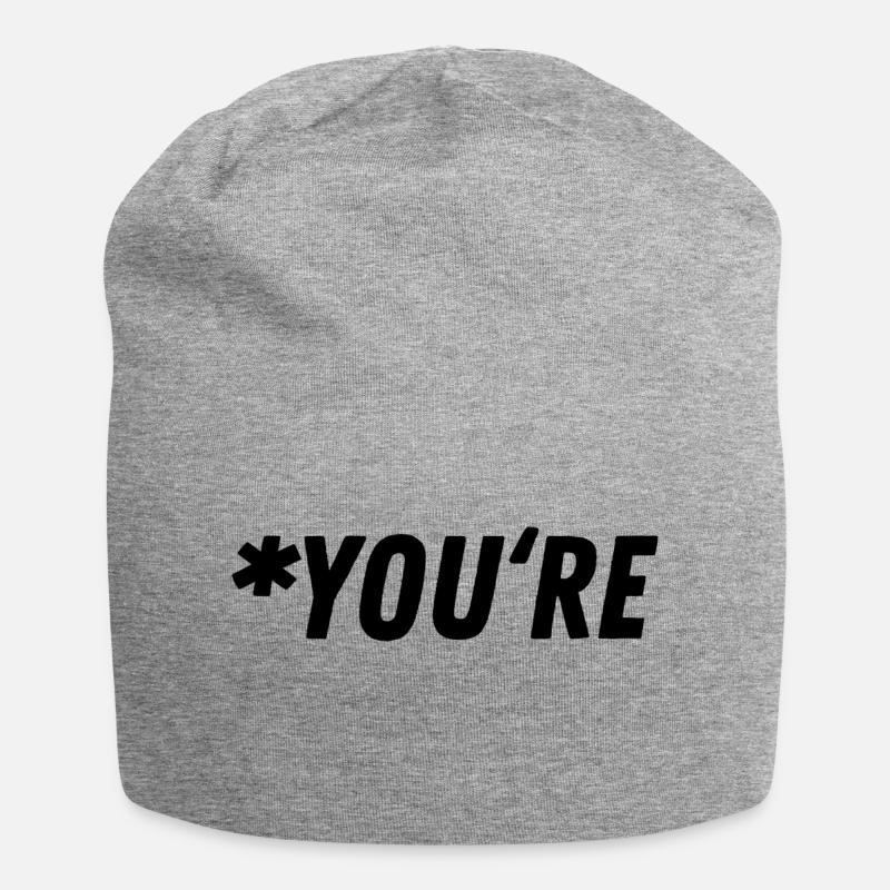 Grammar Grammar Gift Gift Idea - Jersey Beanie - heather grey