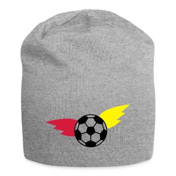 Soccer Flying Ball Flag Championship - Jersey Beanie - heather grey - Front
