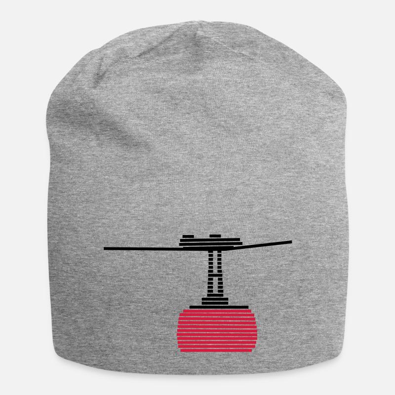 cable car - Jersey Beanie - heather grey