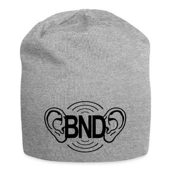 BND hat überall Ohren - Jersey-Beanie - Grau meliert - Vorne