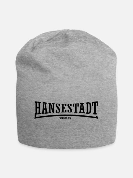 Hansestadt Line Wismar - Jersey-Beanie - Grau meliert