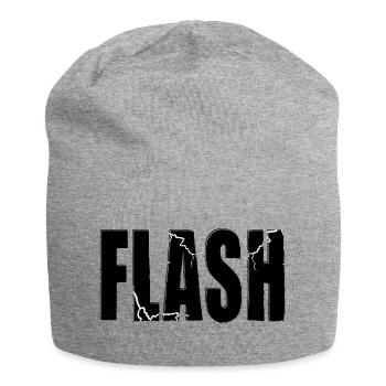 FLASH CLAIM mit Blitz - Jersey-Beanie - Grau meliert - Vorne